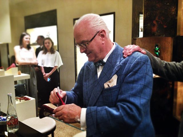Manolo Blahnik Talks Platforms, Wild Fans, and His 40 Year Anniversary