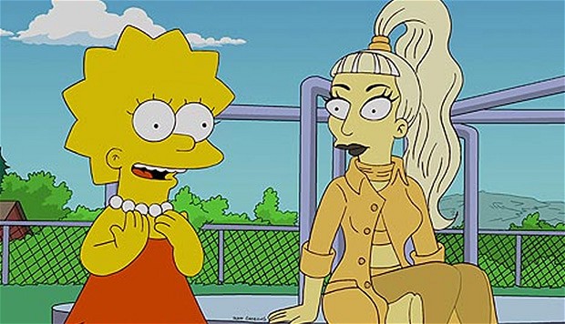 lady gaga the simpsons