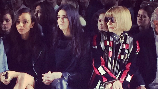Kendall Jenner and Anna Wintour Sat Together at London Fashion Week