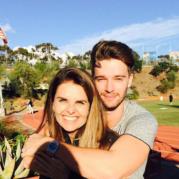 Patrick with mom Maria Shriver. Photo: Instagram