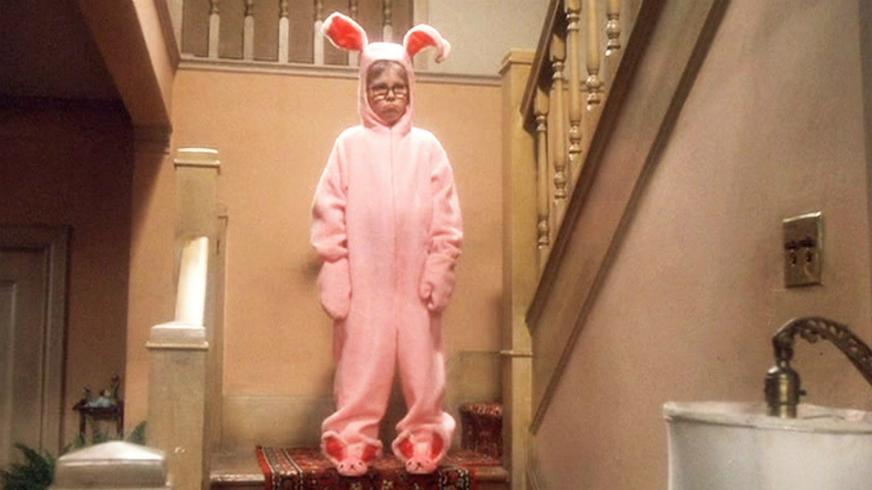 a christmas story pink bunny suit worst gifts