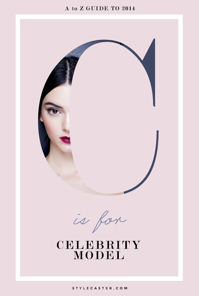 2014 year of the celebrity model kendall jenner gigi hadid baldwin