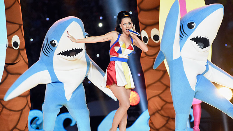 katy perry super bowl sharks