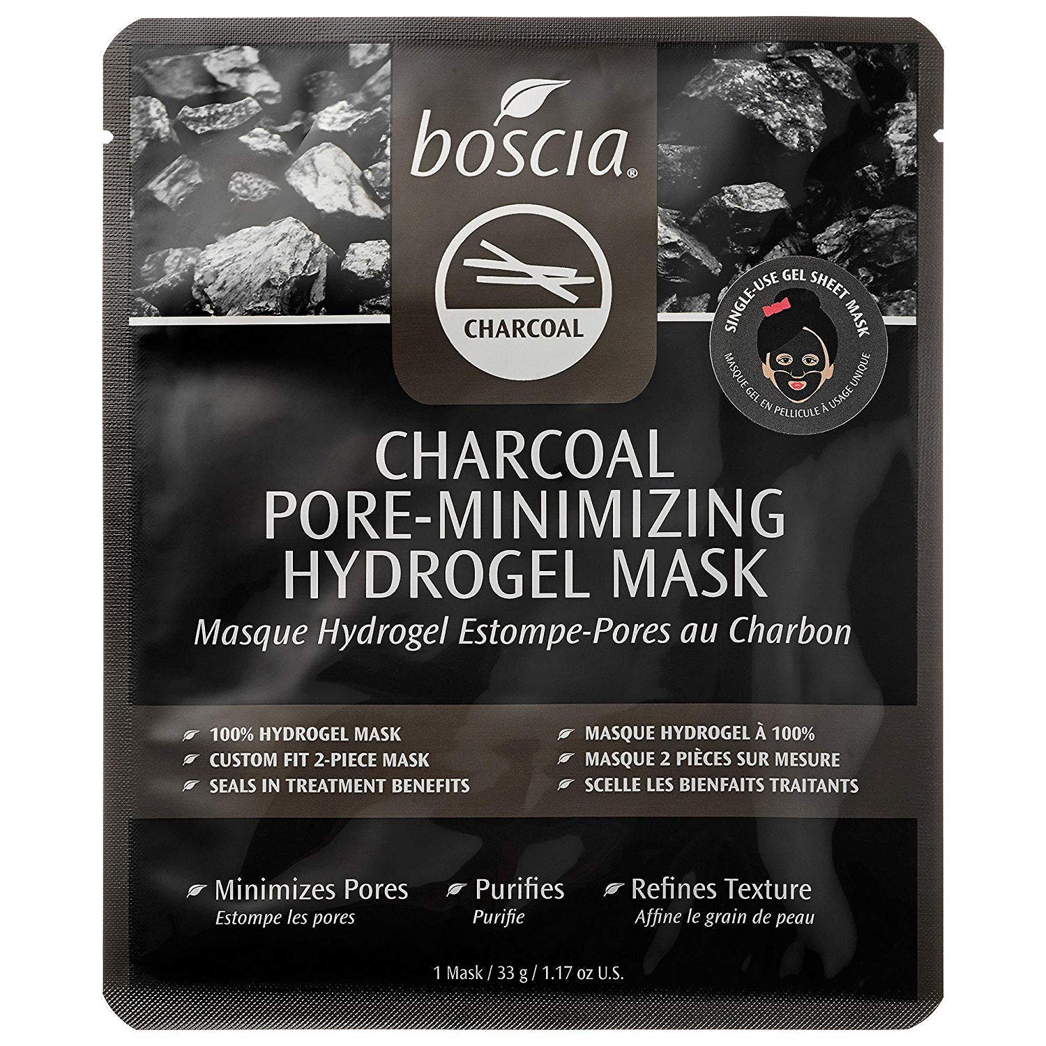 boscia Charcoal Pore-Minimizing Hydrogel Mask