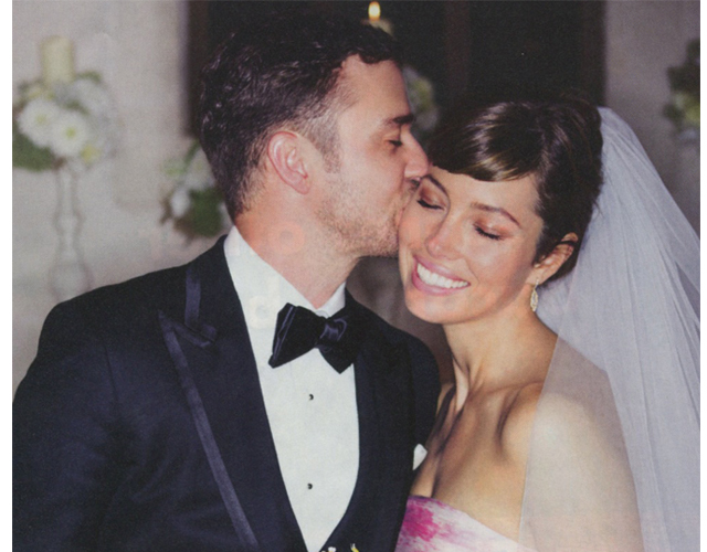 Justin Timberlake and Jessica Biel Wear Matching Tuxedos