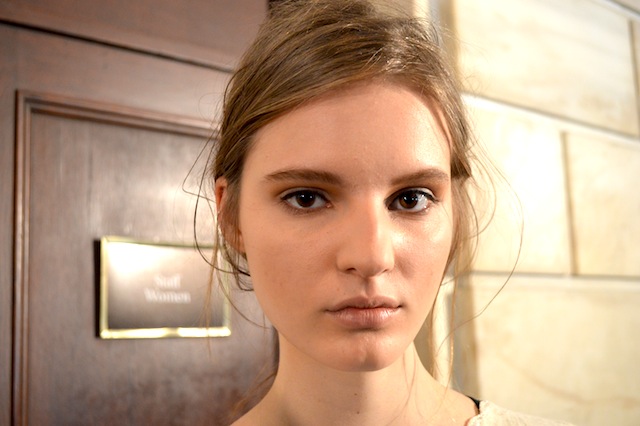 Blunt Bangs and "Summer Nights" Makeup at Thakoon Fall 2013