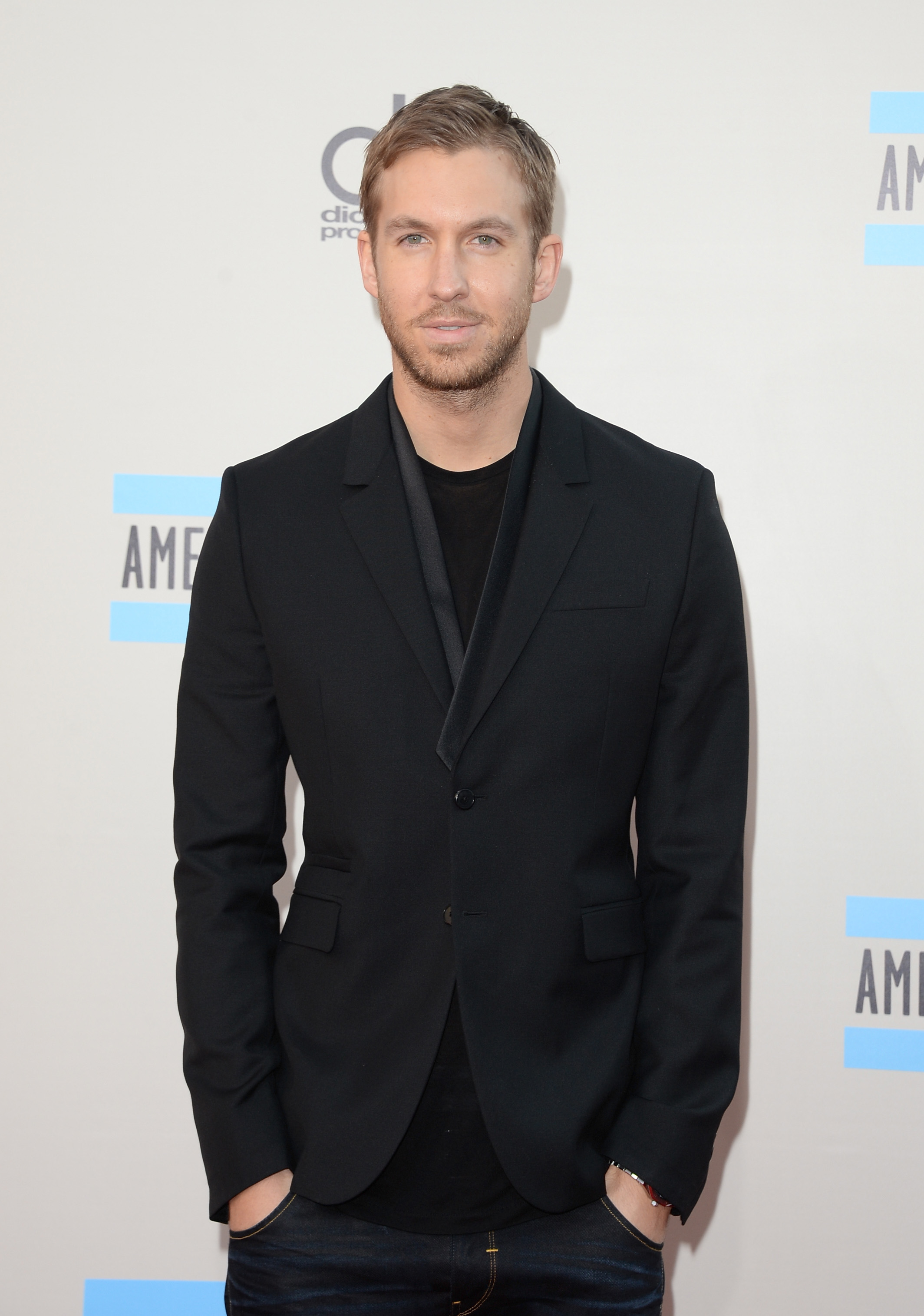 LOS ANGELES, CA - NOVEMBER 24:  Recording artist Calvin Harris attends the 2013 American Music Awards at Nokia Theatre L.A. Live on November 24, 2013 in Los Angeles, California.  (Photo by Jason Merritt/Getty Images)