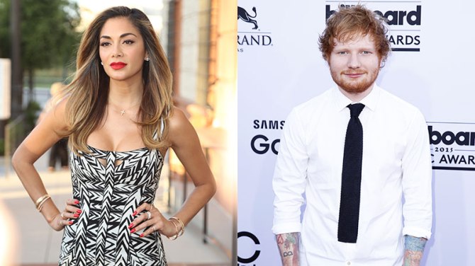 nicole-scherzinger and ed sheeran