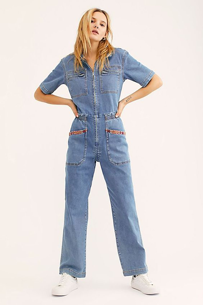 STYLECASTER | Denim Jumpsuits Are a Delightful Addition to Any Summer Wardrobe