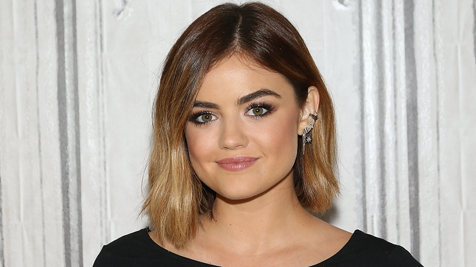 Watch Lucy Hale Apply Lipstick with a Blindfold On