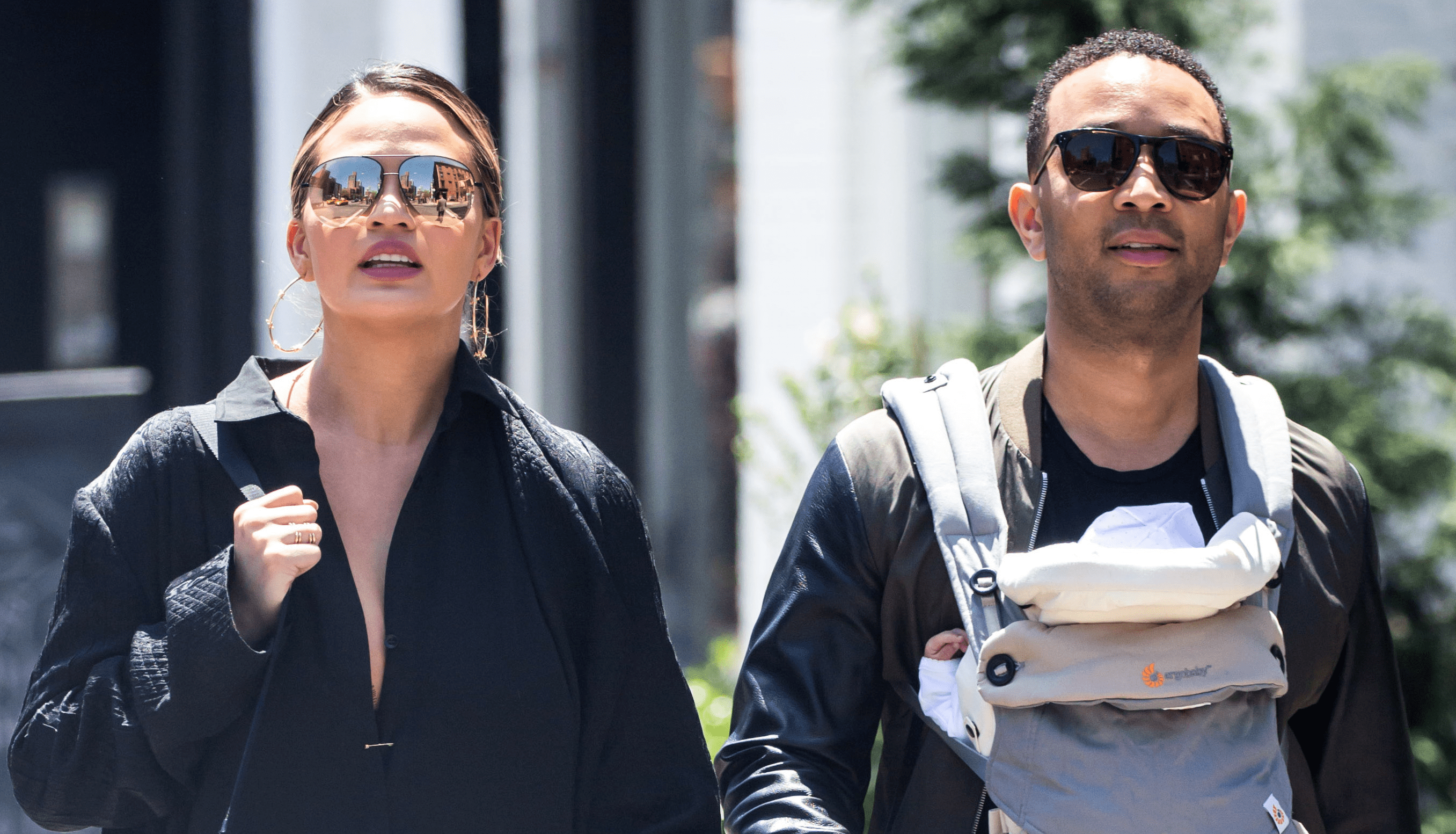 Chrissy Teigen and John Legend Resolve to Learn How to Swim for Baby Luna