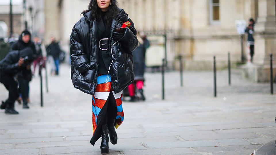 How To Wear A Skirt in Winter