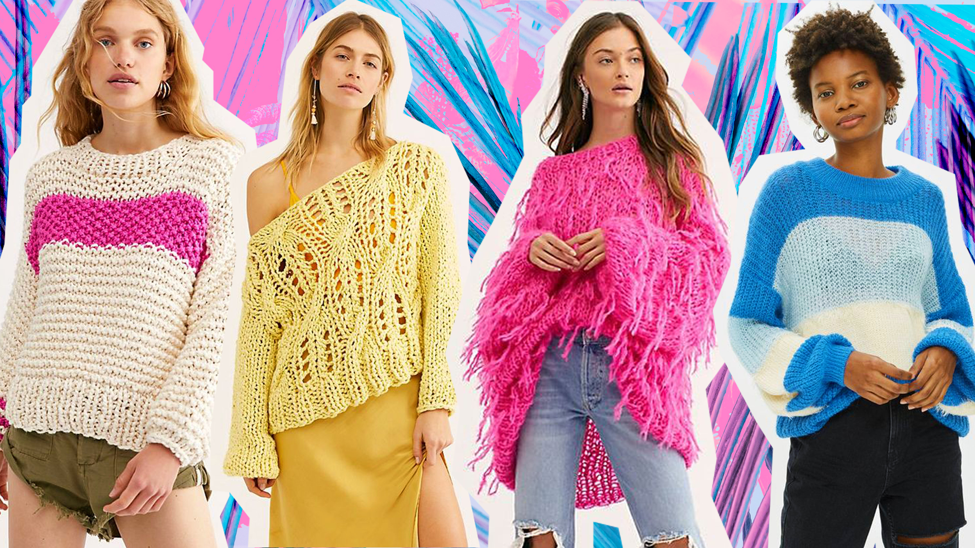 STYLECASTER | Summer Sweaters to Shop, Because Warm-Weather Coziness Is Definitely a Thing