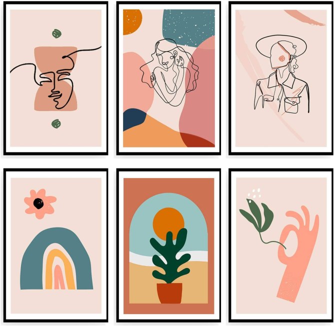 STYLECASTER | Bright Wall Art Pieces