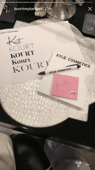 Kourtney Kardashian Kylie Cosmetics