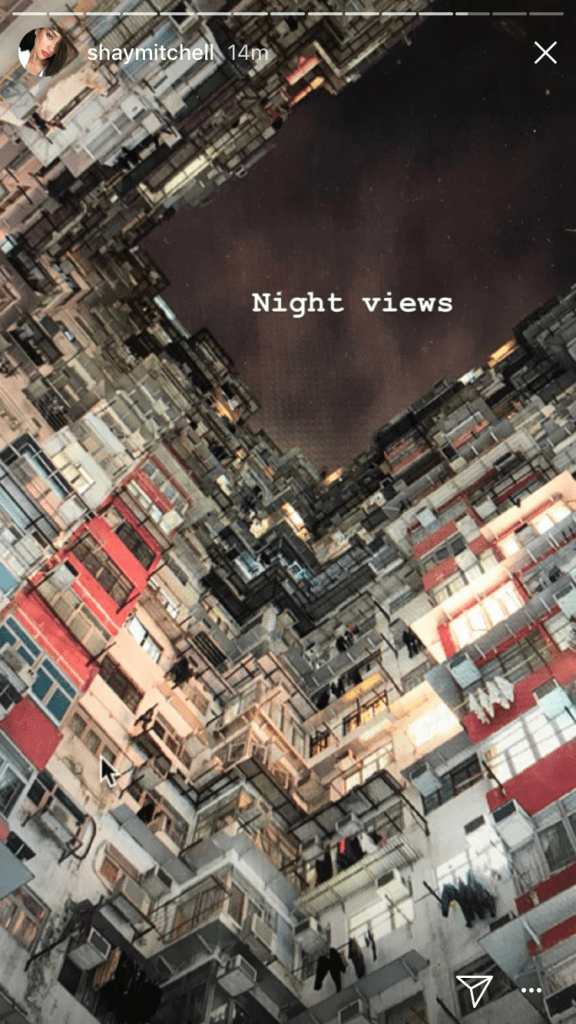 Shay Mitchell in Hong Kong