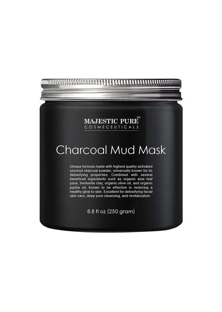 STYLECASTER | Best-Selling Skin Care on Amazon in 2017 | Majestic Pure Activated Charcoal Mud Mask