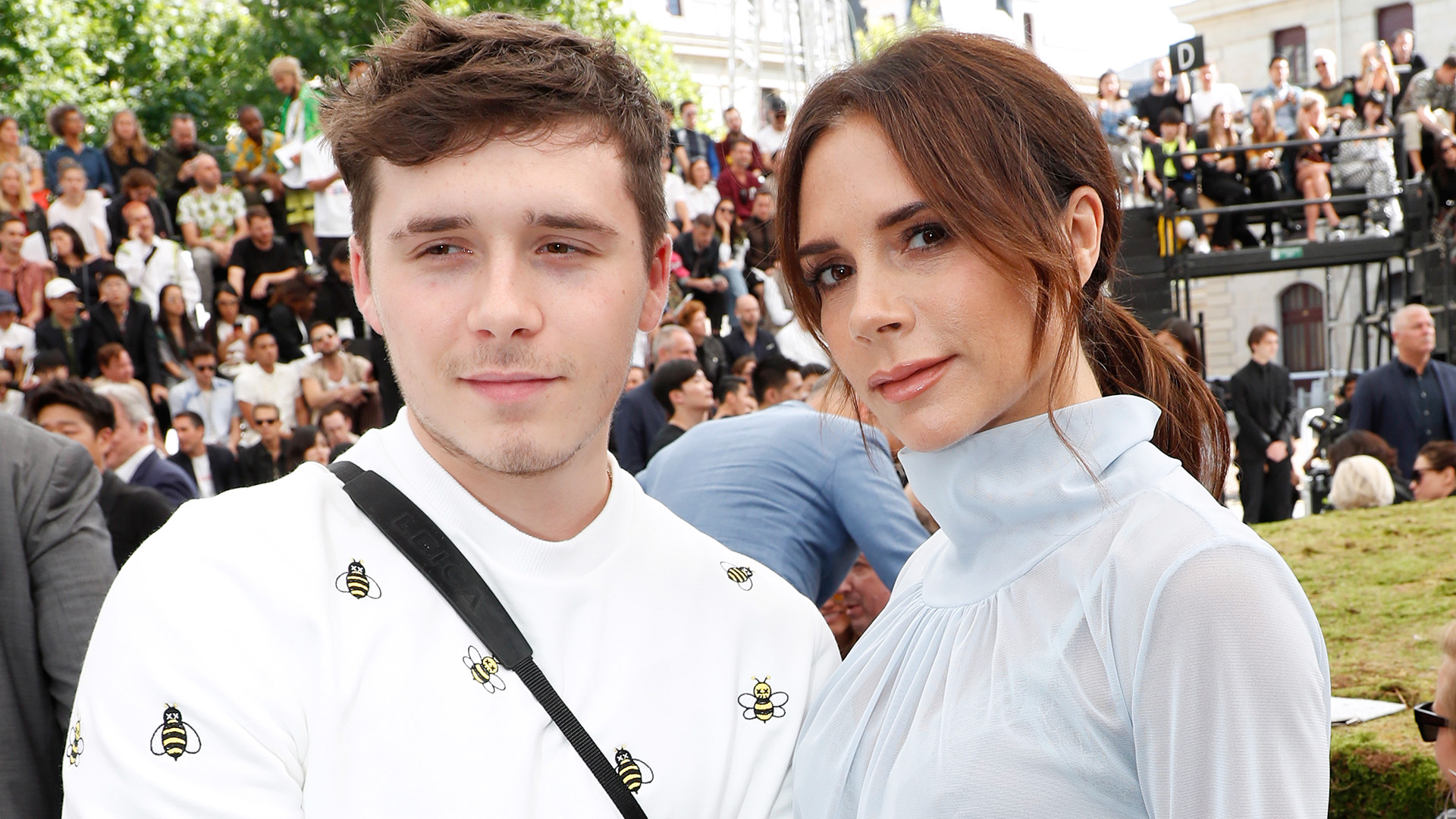 Victoria Beckham and Brooklyn Beckham