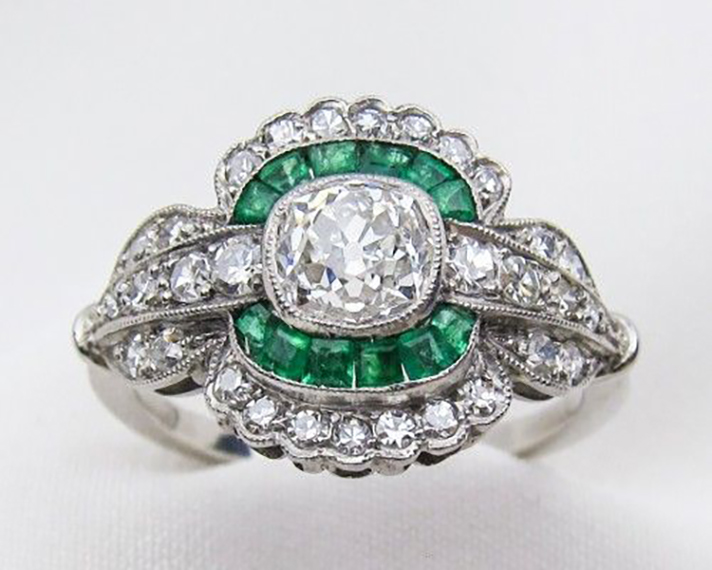 STYLECASTER | 57 Art Deco Engagement Rings So Stunning They Belong in Museums