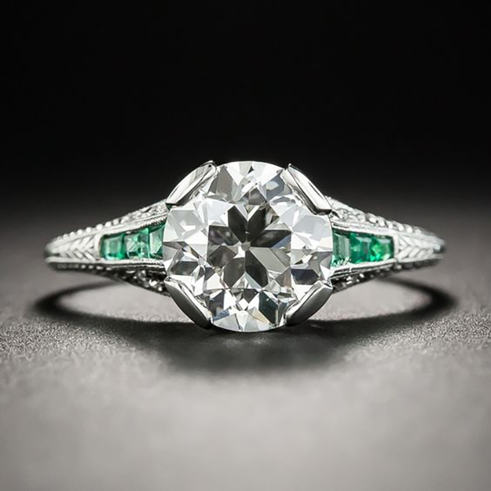 STYLECASTER | 57 Art Deco Engagement Rings So Stunning They Belong in Museums
