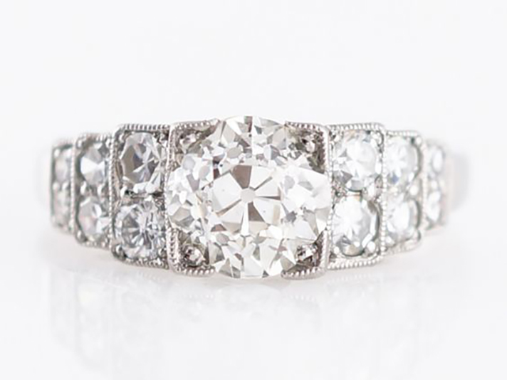 STYLECASTER | 57 Art Deco Engagement Rings So Stunning They Belong in Museums