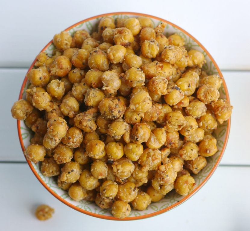 Crunchy Parmesan Chickpeas