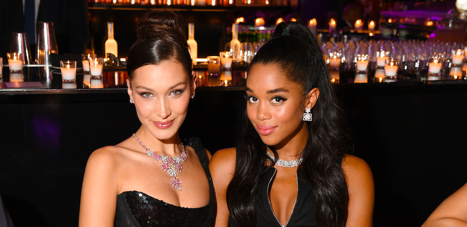 Bella Hadid's Bvlgari Necklace Is Covered in Marijuana Leaves