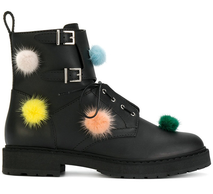 STYLECASTER | Embellished Pieces | Pom Pom Boots