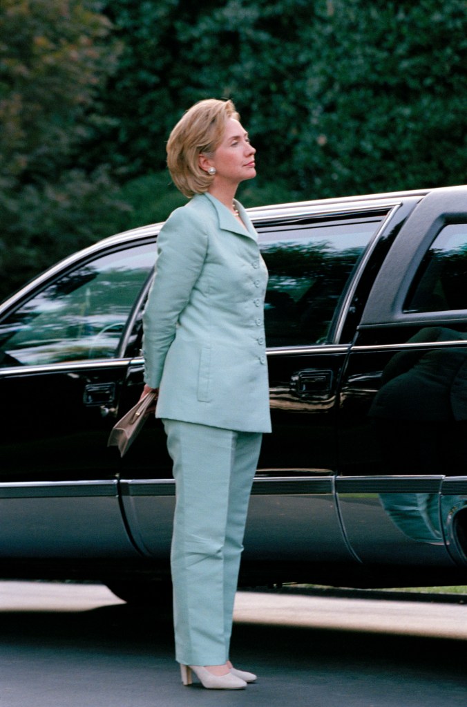 STYLECASTER | Best Celeb Women's Suits | Hillary Clinton 