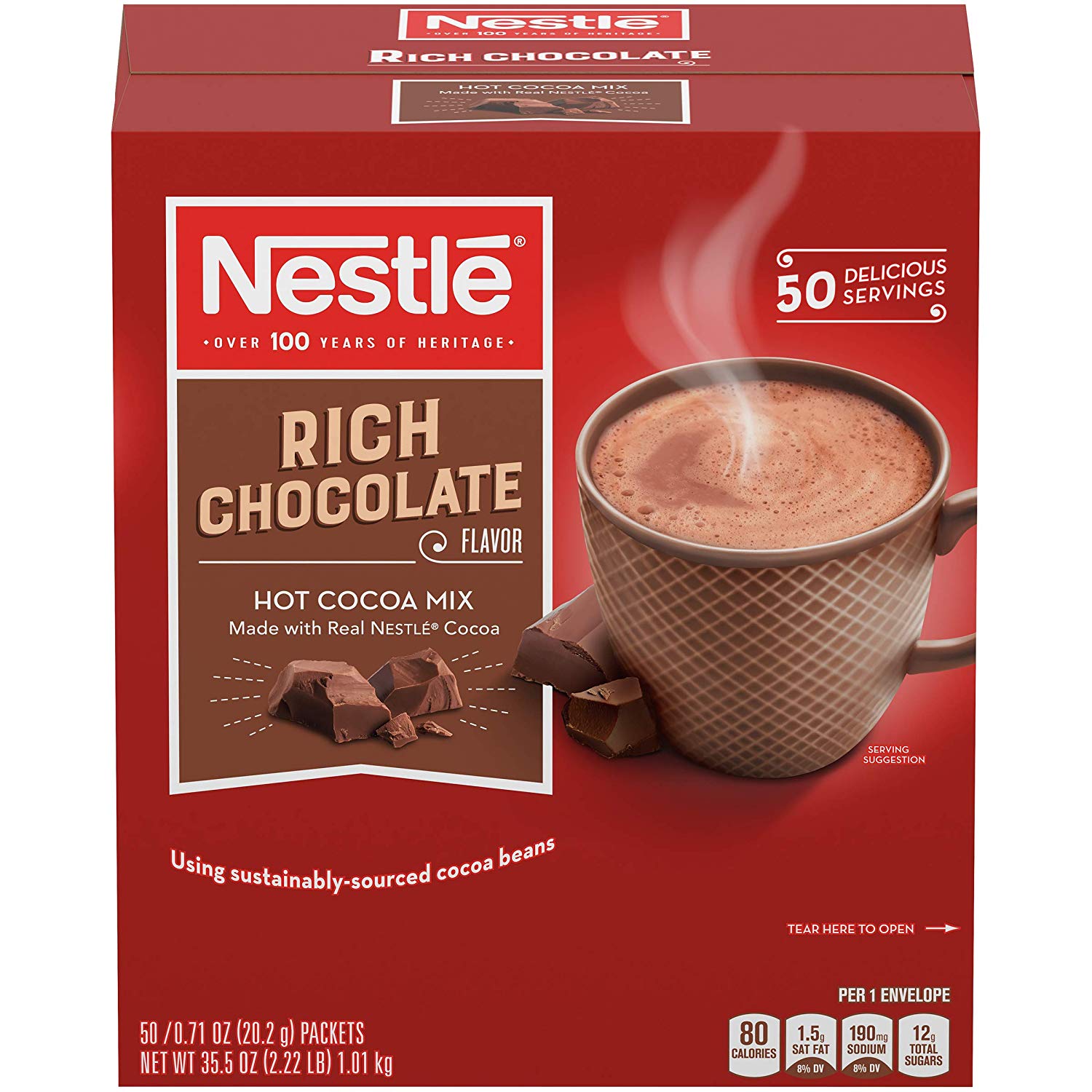 Nestlé Rich Milk Chocolate Hot Cocoa Mix