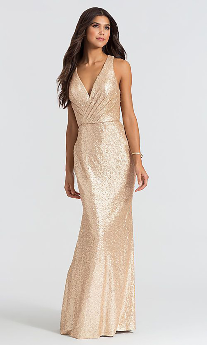 STYLECASTER | Gold Wedding Gowns Are the Showstopping 2019 Wedding Trend We Can't Get Enough Of