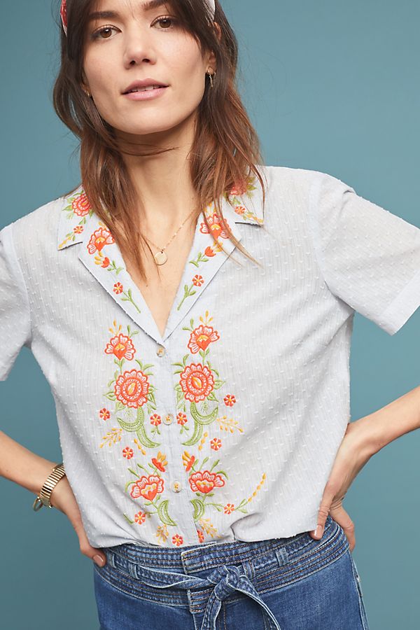 STYLECASTER | Cute Anthropologie Tops