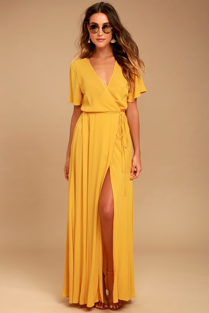 STYLECASTER | Yellow Bridesmaid Dresses Are Statement-Making Without Looking Over-the-Top