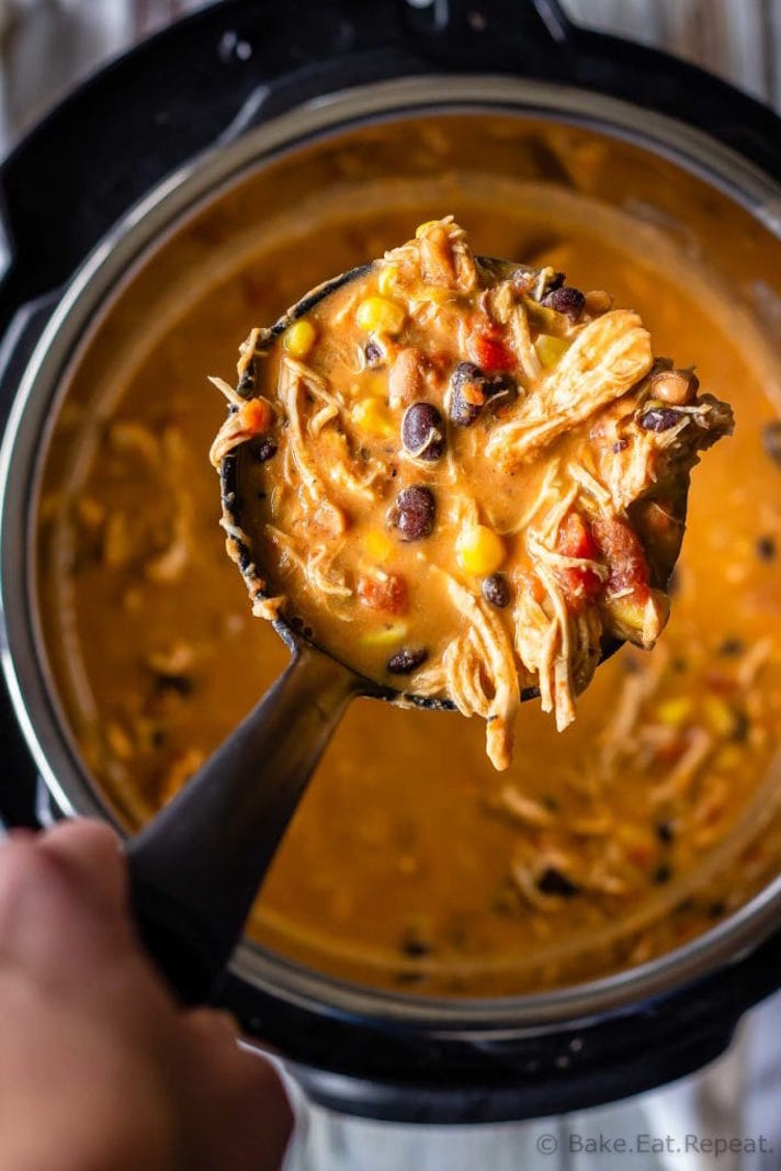 STYLECASTER | 17 Easy Instant Pot Chicken Recipes That'll Save You So Much Time | Chicken Chili