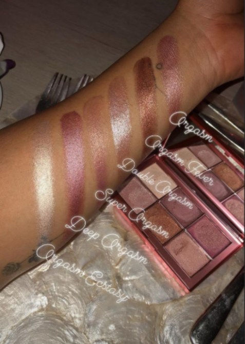 nars endless orgasm palette swatches