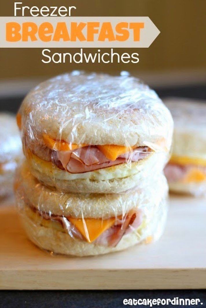 STYLECASTER | 17 Make-Ahead Freezer Breakfasts for Busy Mornings | Freezer Breakfast Sandwiches