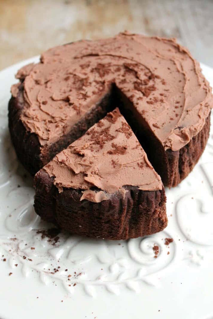 STYLECASTER | Slow-Cooker Cake Is the Summer Dessert You Didn't Know You Needed | Bailey's Chocolate Cake