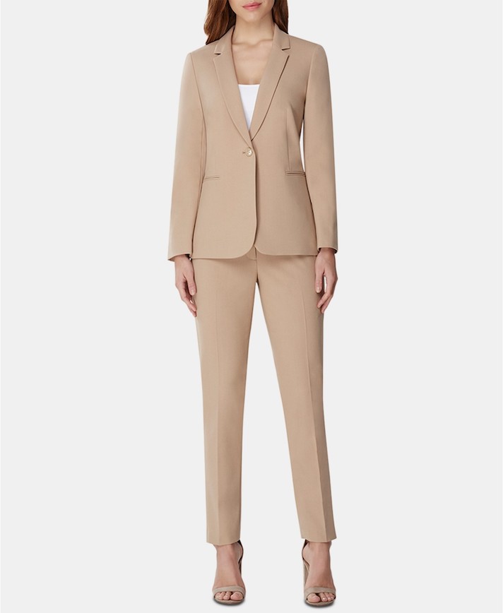 STYLECASTER | How to Steal Kourtney Kardashian's Tan Pantsuit Look