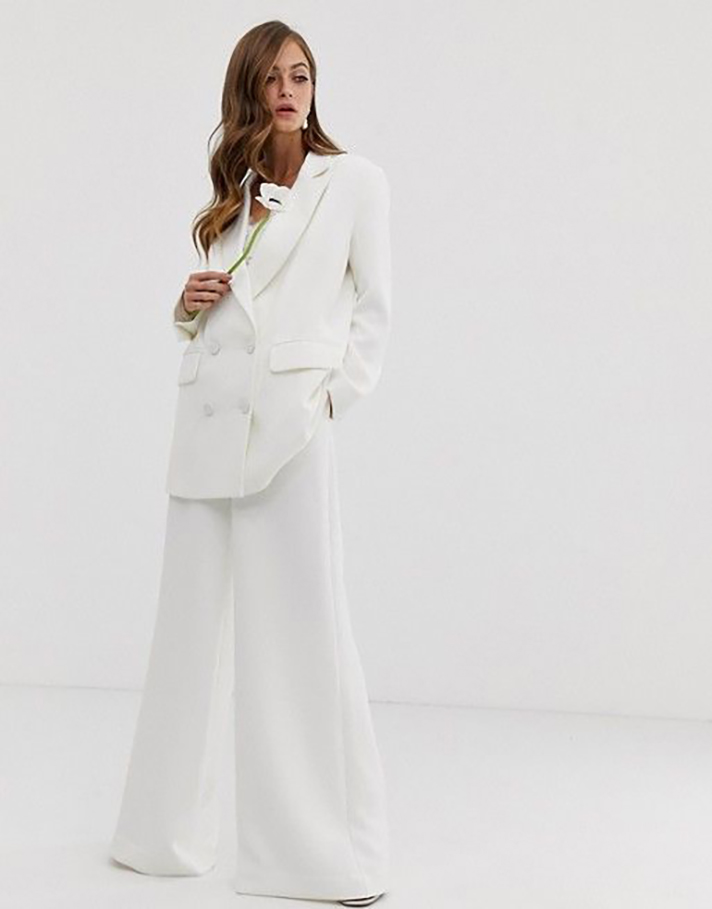 STYLECASTER | Bridal Power Suits Fit for Any City Hall Wedding
