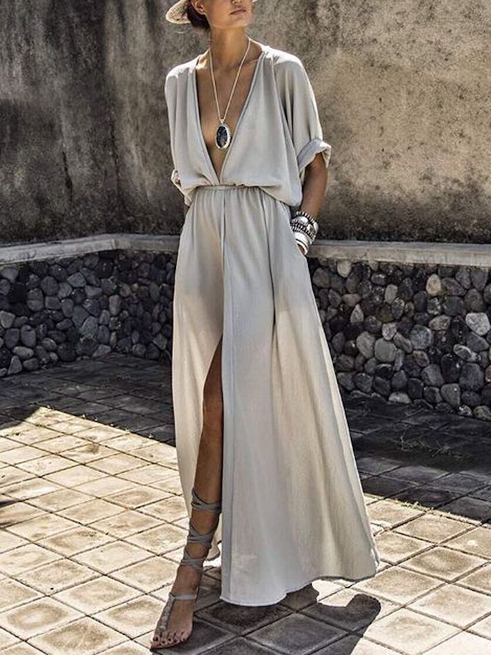 STYLECASTER | Maxi Dress Outfit Ideas