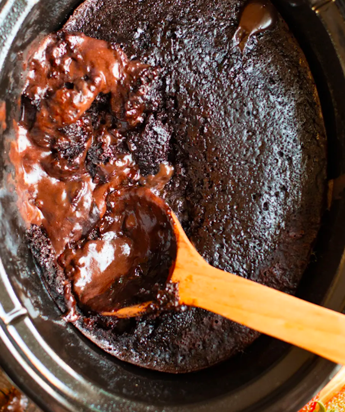 STYLECASTER | New Year's Eve Recipes You Can Make in a Slow-Cooker | Chocolate Lava Cake