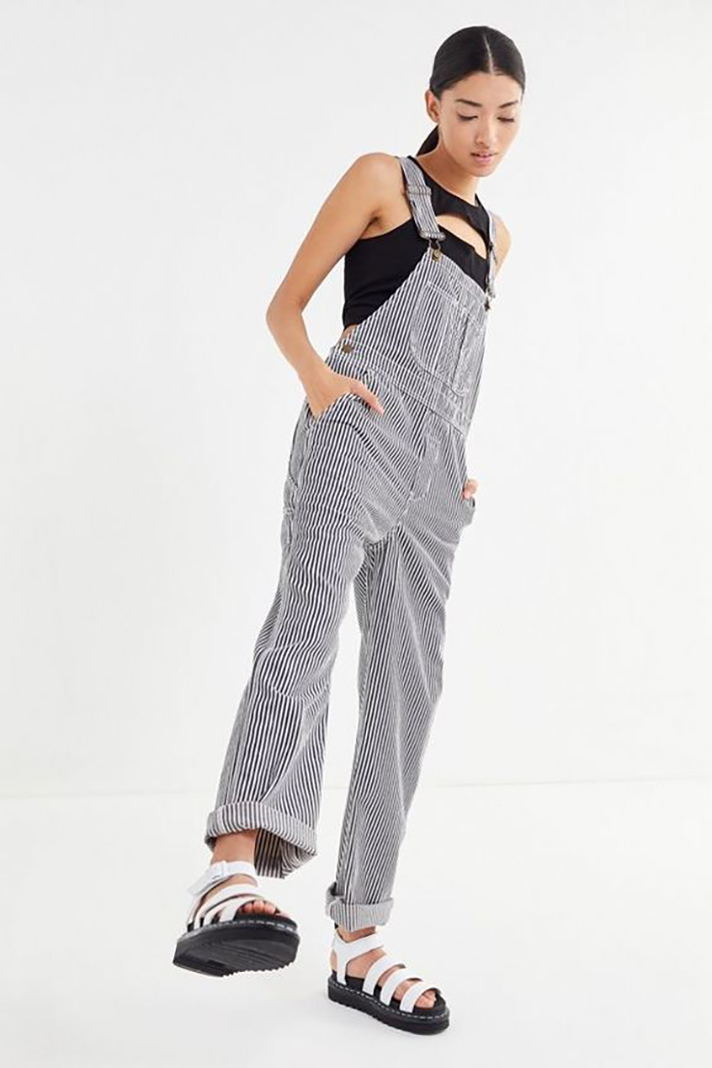 STYLECASTER | Long Denim Overalls Are a Romantic Addition to Any Fall Wardrobe