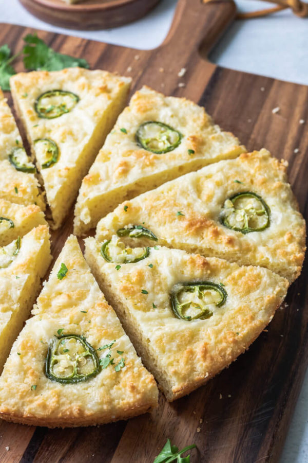 STYLECASTER | keto breads | keto cornbread with jalapenos