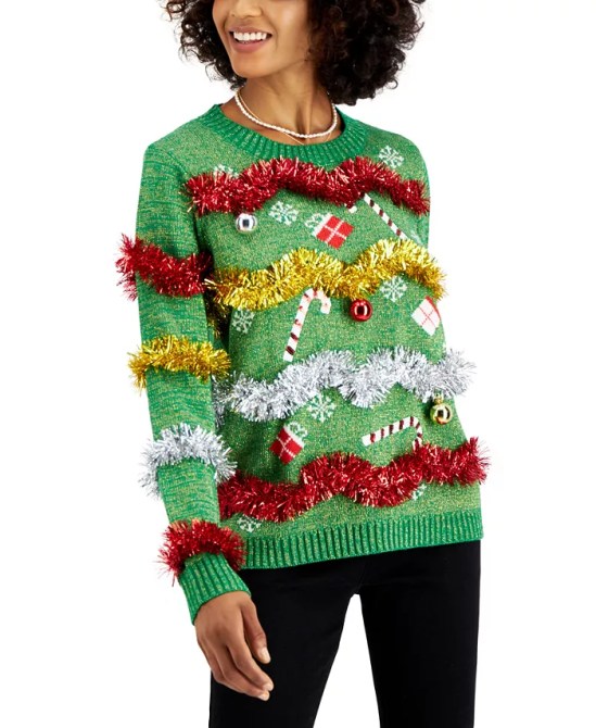 Tinsel Holiday Sweater