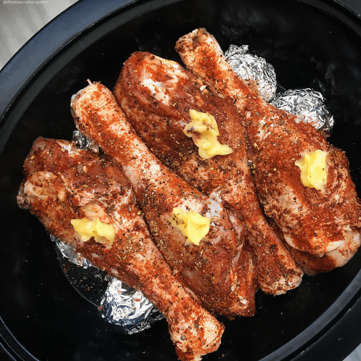 STYLECASTER | 17 Slow-Cooker Turkey Recipes That Feed A Crowd | Rotisserie Turkey Legs