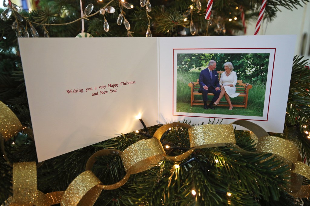 Prince Charles and Camilla Duchess of Cornwall Christmas card