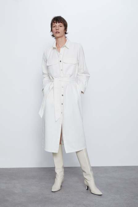 zara spring 2020 denim dress