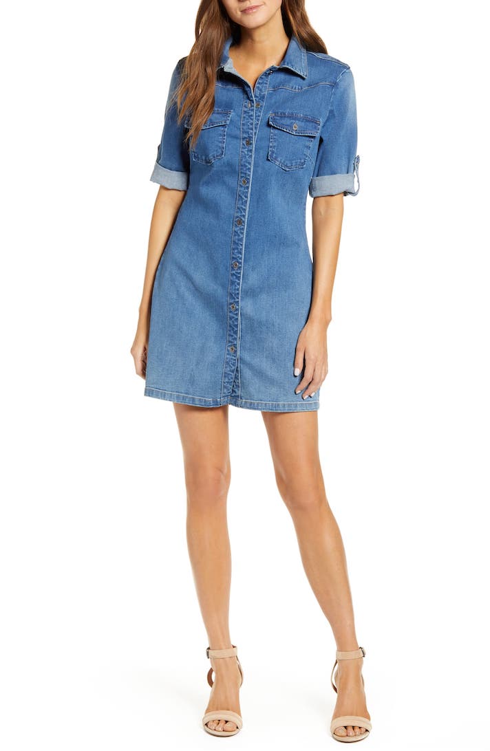 Denim Shirt Dress
