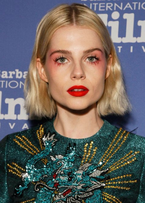 Lucy Boynton 2019 Santa Barbara Film Festival makeup