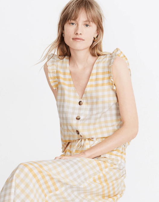 STYLECASTER | Madewell Sale May 2020 | button front tank